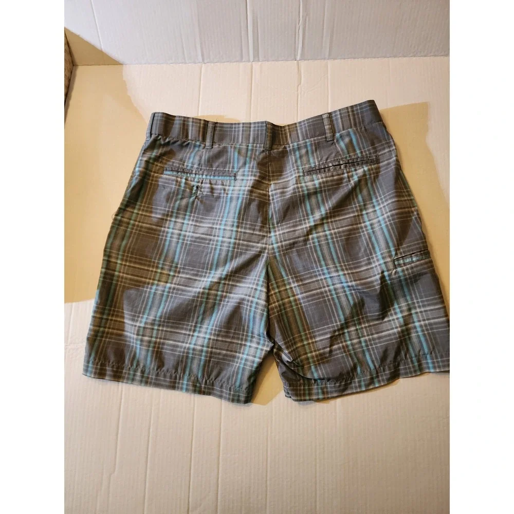 Men's PGA Tour Golf Shorts Size 32/med, Plaid Pattern